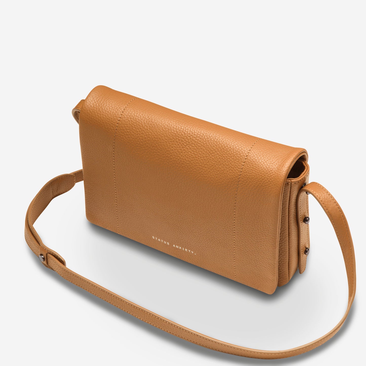 Succumb Leather Bag - Tan