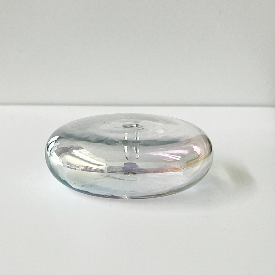 Glass Incense Holder - Iridescent