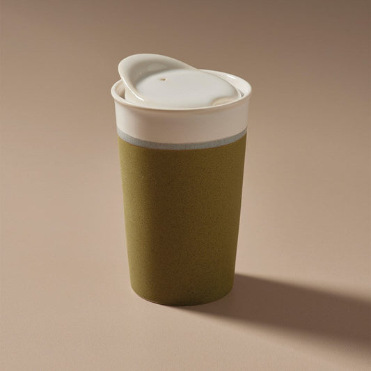It's A Keeper Ceramic Cup - Sprout Green