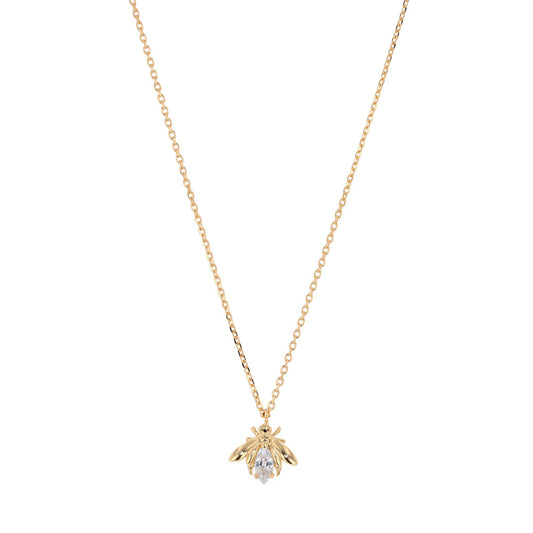Crystal Bee Necklace