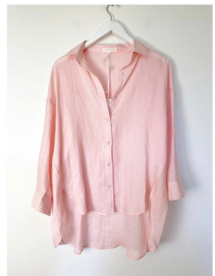 Boyfriend Shirt - Light Pink