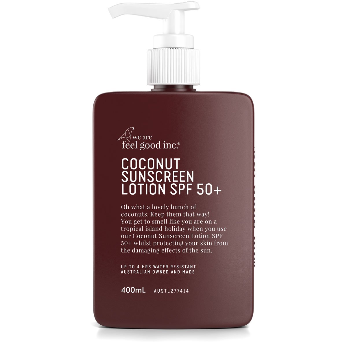 Coconut Sunscreen SPF 50+ - We Are Feel Good Inc.