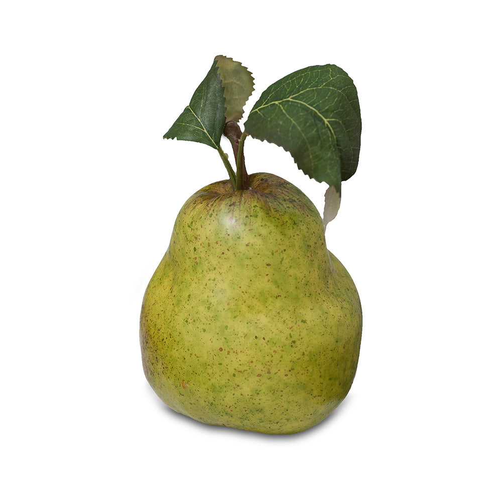 Artificial Pear with Leaf 11cm
