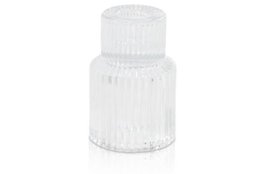 Arlo Vintage Candle Holder - Clear