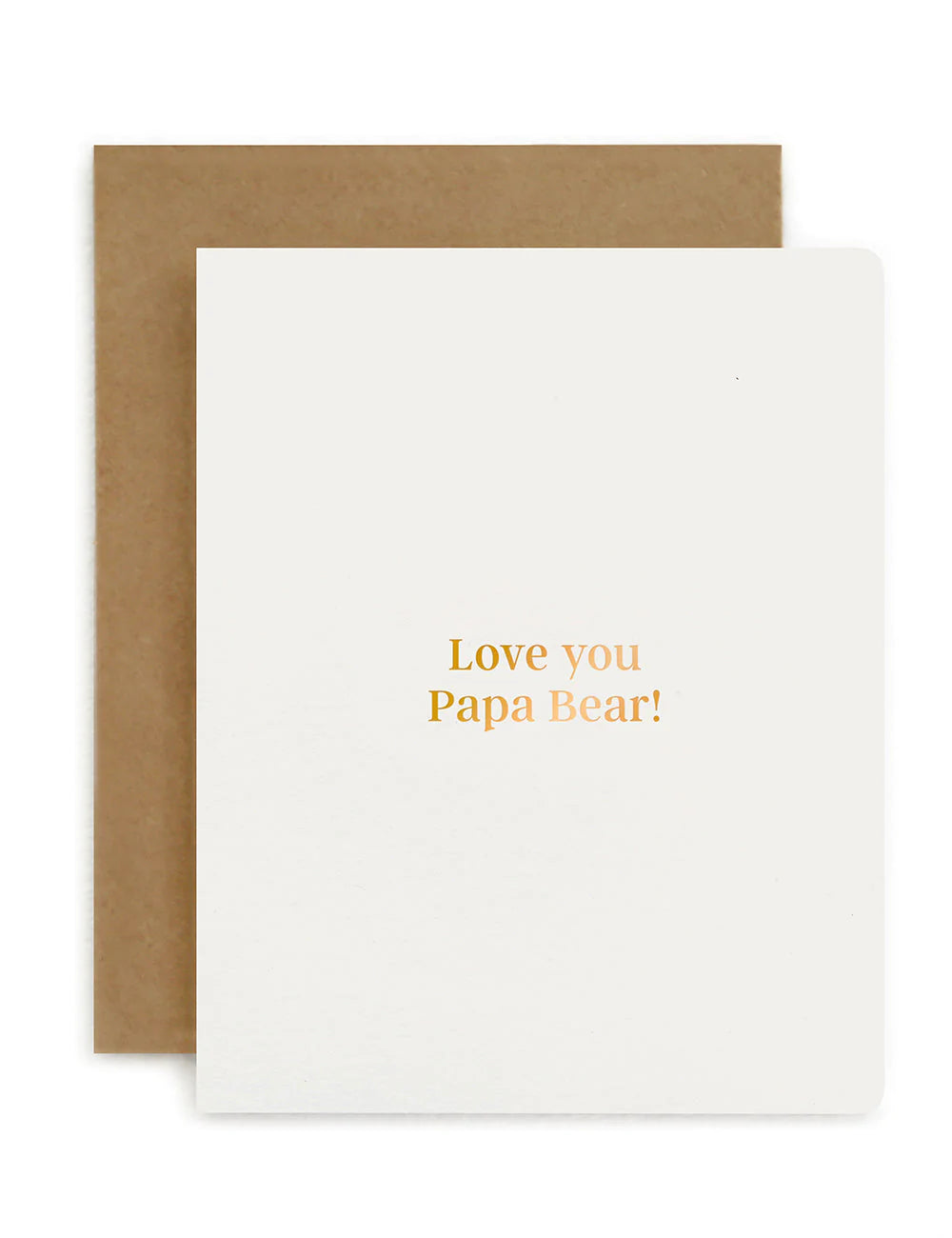 Love You Papa Bear Card