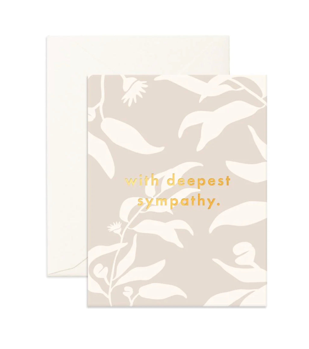Sympathy Eucalypt Card