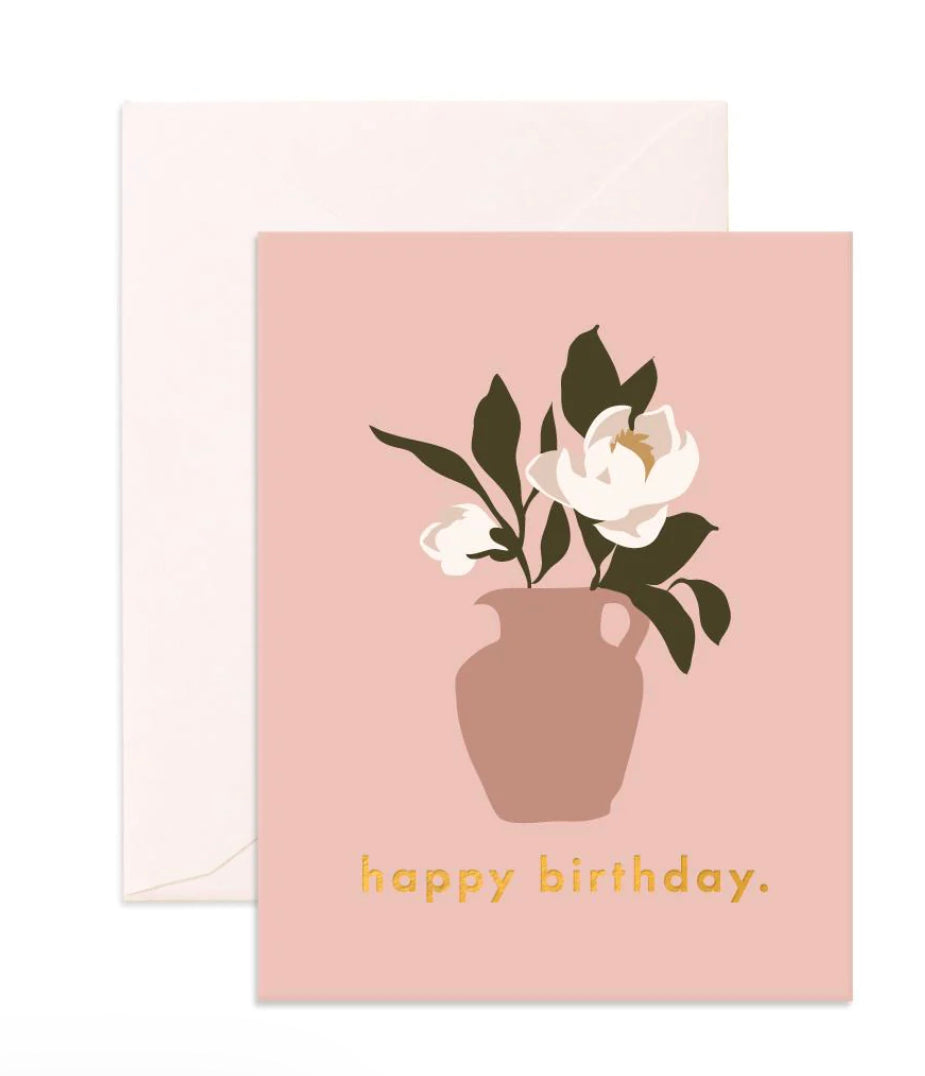 Birthday Magnolias Card