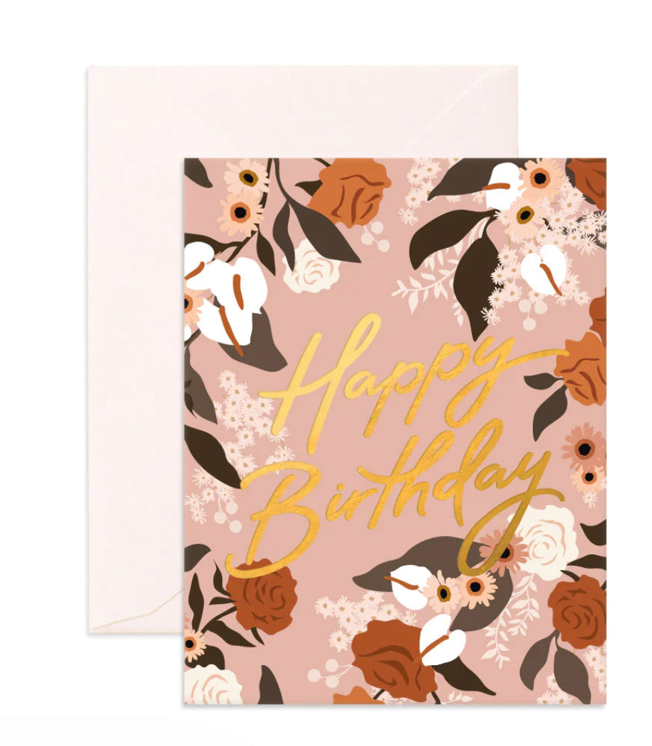 Birthday Rose Garden Card