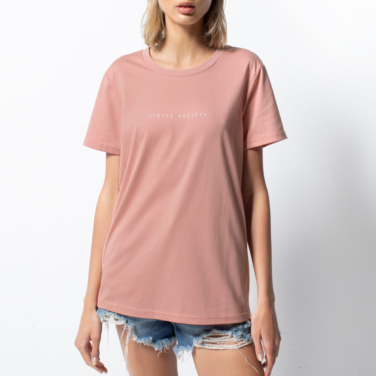 Think It Over Women's Tee - Rose